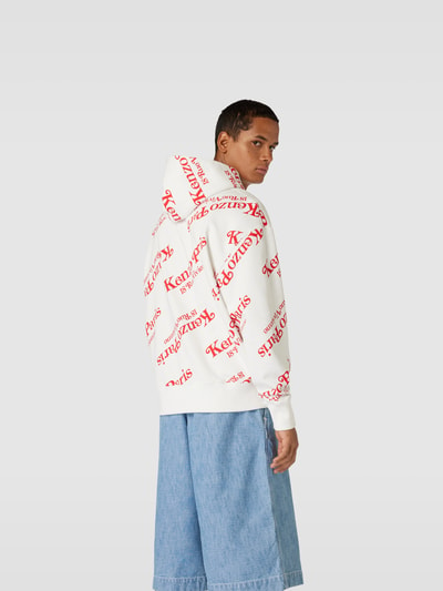 Kenzo Oversized Hoodie mit Kapuze Offwhite 5