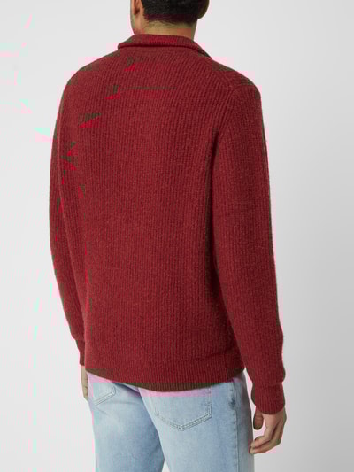 Fynch-Hatton Troyer mit Rippenstruktur Fuchsia meliert 5