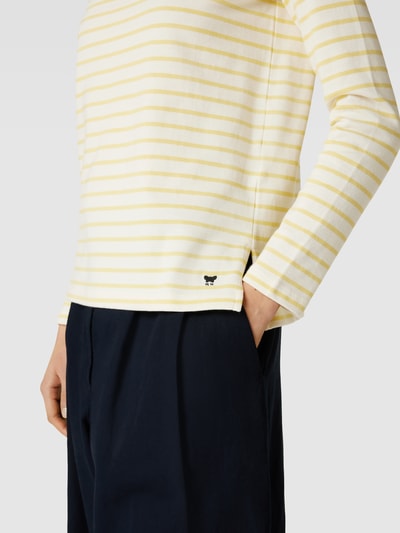 Weekend Max Mara Longsleeve mit Streifenmuster Modell 'FRETTY' Gelb 3