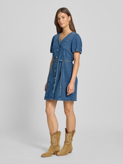 Vero Moda Regular Fit Jeanskleid aus Baumwoll-Viskose-Mix Modell 'JANET' Jeansblau 1