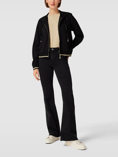 LIU JO SPORT Sweatjack met contraststrepen Zwart - 1