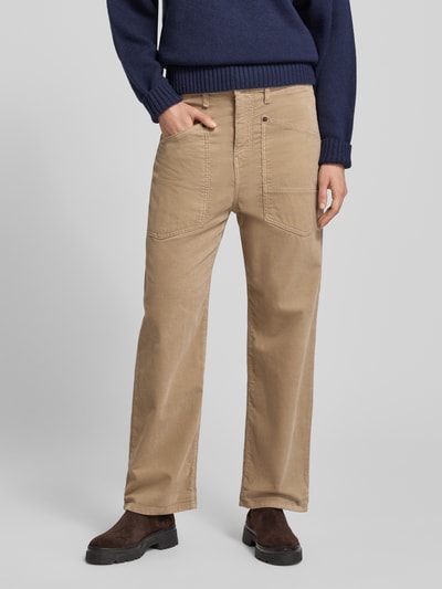 MAC Stoffen broek met 5-pocketmodel Beige - 4