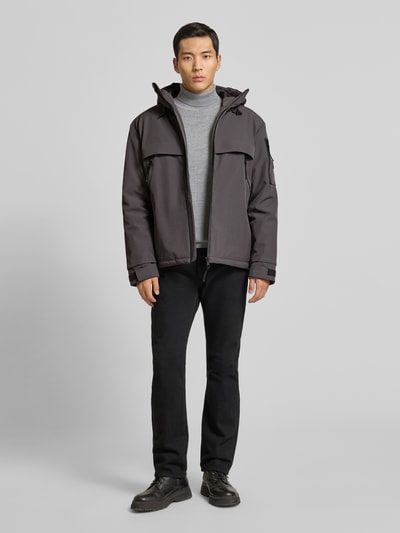 LUHTA Kurtka z kapturem model ‘HUKKALA’ Antracytowy 1