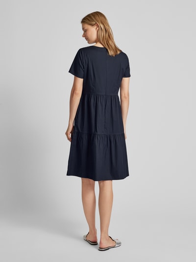 ROBE LÉGÈRE Knielanges Kleid mit Rundhalsausschnitt Marine 5