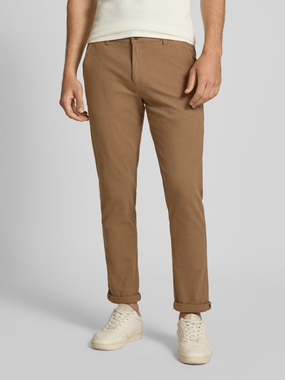 Jack & Jones Slim fit broek met steekzakken, model 'MARCO' Beige - 4