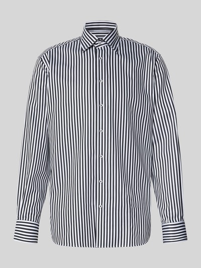 ETERNA Modern Fit Business-Hemd mit Knopfleiste Black 2