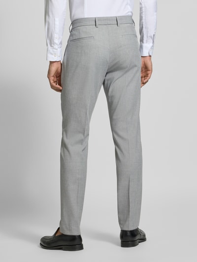 s.Oliver BLACK LABEL Regular Fit Anzughose mit Strukturmuster Hellgrau 5