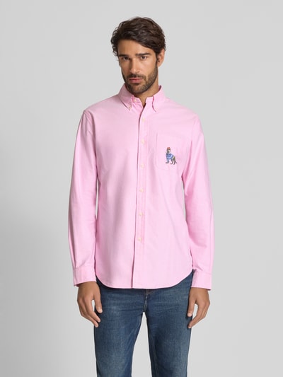 Polo Ralph Lauren Vrijetijdsoverhemd met knoopsluiting Oudroze - 4