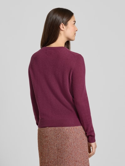 Christian Berg Woman Kurtka z dzianiny z kaszmiru z okrągłym dekoltem Bordowy 5