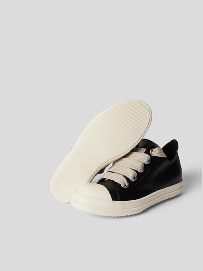Rick Owens Sneaker aus Leder Schwarz 4