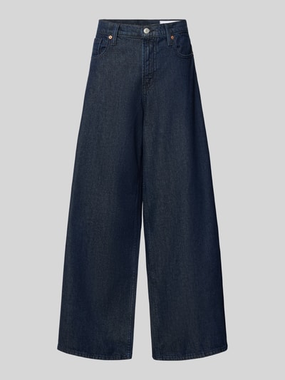Produktfoto, Baggy Fit Jeans mit Eingrifftaschen Modell 'HOLMAN' von GAP, dunkelblaue Baumwoll-Lyocell-Mix Damen Jeans, glatte Struktur
