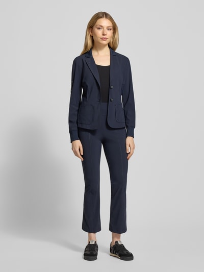 Marc Cain Loose Fit Jogpants mit breitem Bund Marine 1