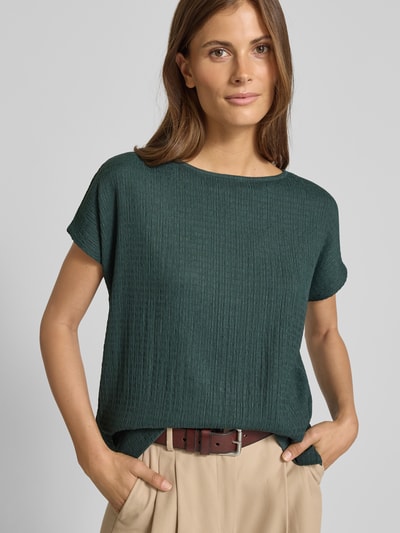 s.Oliver RED LABEL Relaxed Fit T-Shirt mit Stretch-Anteil Dunkelgruen 3