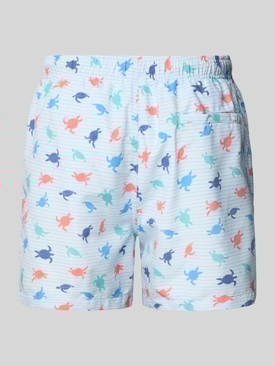 MCNEAL Badehose mit elastischem Bund Hellblau 3