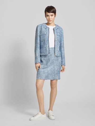 Betty Barclay Blazer in Bouclé-Optik Hellblau 1