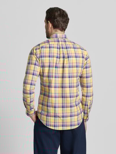 Polo Ralph Lauren Vrijetijdsoverhemd met labelstitching Geel - 5