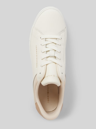 Tommy Hilfiger Sneaker aus echtem Leder Weiss 3