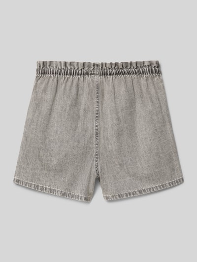 s.Oliver RED LABEL Wide Leg Jeansshorts aus reiner Baumwolle Mittelgrau 3
