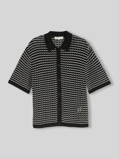 Tom Tailor Denim Regular Fit Poloshirt aus Baumwoll-Mix Black 2