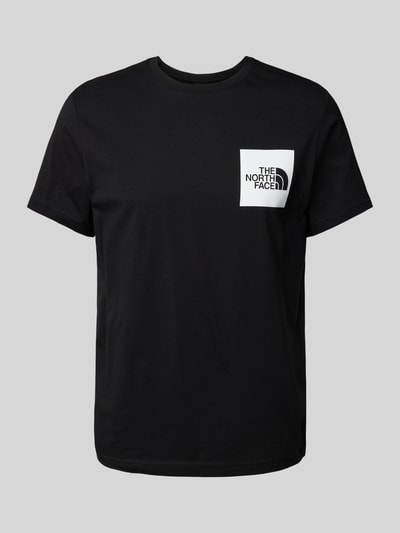 The North Face T-Shirt mit Label-Print Modell 'FINE' Weiss 2