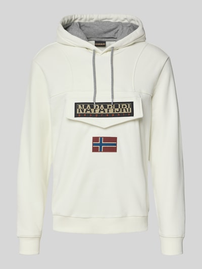 Napapijri Bluza z naszywką z logo model ‘BURGEE WINT’ Biały 2