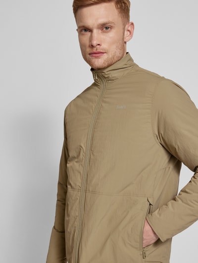 Forét Jacke mit Label-Print Modell 'LINER' Khaki 3