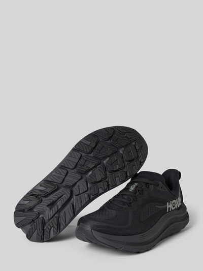 Produktfoto, Sneaker mit Label-Details Modell 'KAWANA 3' von HOKA in Schwarz mit Abgerundete-Spitze, Schnürung, markanter Struktur, Absatzhöhe 4 cm, Schafthöhe 7 cm, Schaftweite 9 cm