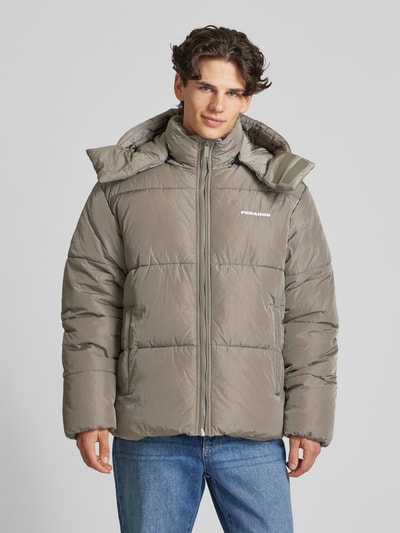 Pegador Steppjacke mit Stehkragen Modell 'MARTEN' Mittelgrau 4