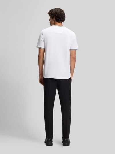 BOSS Green t-shirt o kroju regular fit z mieszanka bawełny model 'TAUL ' Biały 5