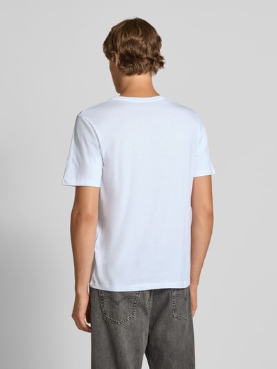 Jack & Jones T-Shirt mit Label-Print und Rundhalsausschnitt Weiss 5