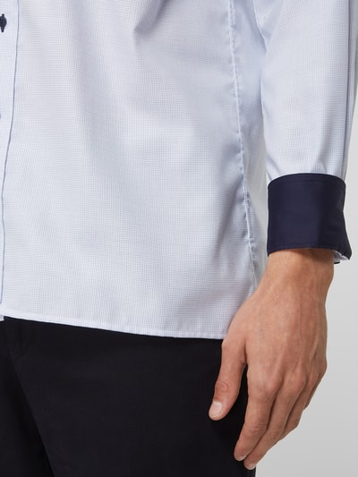 Eterna Koszula biznesowa o kroju comfort fit z bawełny  Niebieski 5