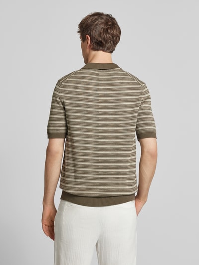 ONLY & SONS Regular Fit Poloshirt aus reiner Bio-Baumwolle Modell 'TILO' Beige 5