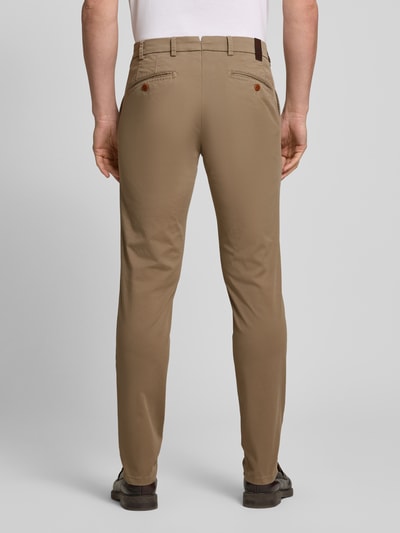 Mmx Regular Fit Chino mit Eingrifftaschen Modell 'LUPUS' Mittelbraun 5