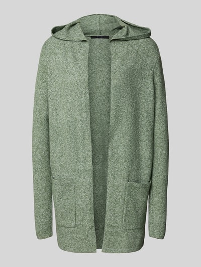 Vero Moda Regular Fit Strickjacke mit Kapuze Modell 'DOFFY' Oliv 2