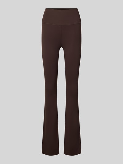 aim'n Leggings mit Logo-Print Modell 'Sense' Dunkelbraun 1