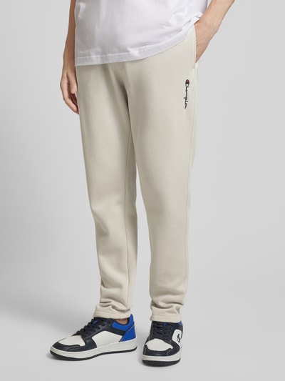 CHAMPION Regular fit sweatpants met achterzak Beige - 4