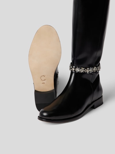 Custommade Stiefel mit Zierbesatz
 Schwarz 4