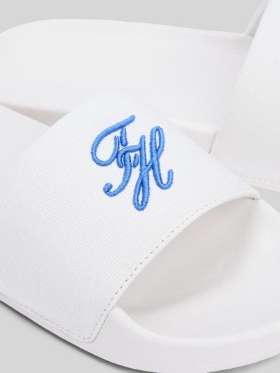 Tommy Hilfiger Badeschuhe mit Logo Detail aus Baumwolle Offwhite 4