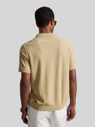 Polo Ralph Lauren Regular Fit Poloshirt mit durchgehender Knopfleiste aus reiner Baumwolle Beige 5