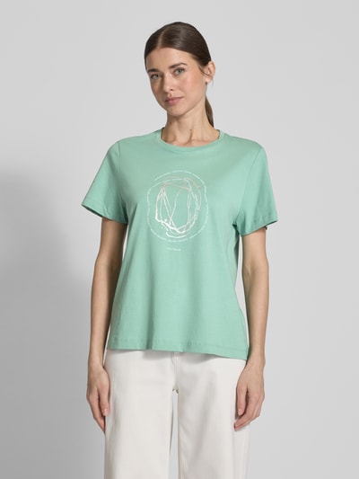 Tom Tailor Regular Fit T-Shirt aus reiner Baumwolle Mint 4