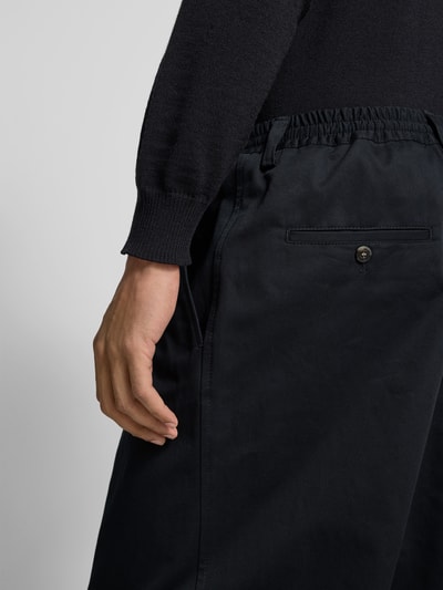 Marni Relaxed Fit Stoffhose mit Bundfalten Black 3