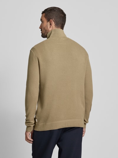 Jack & Jones Premium Sweter z dzianiny ze stójką model ‘BLUCHRISTER’ Trzcinowy 5