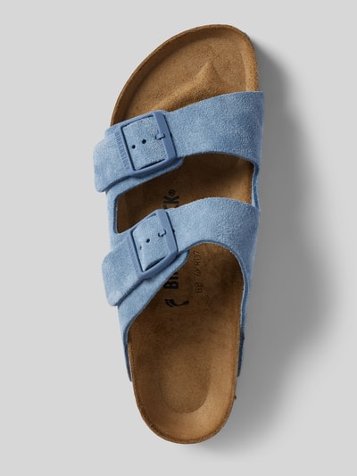 Birkenstock Sandalen van leer met doornsluiting, model 'Arizona' Oceaanblauw - 3