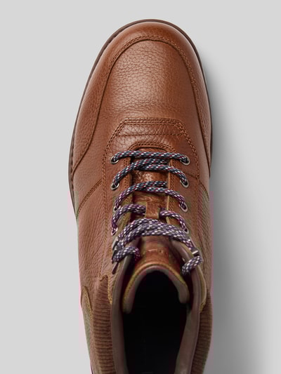 Tommy Hilfiger Boots aus Rindsleder mit Label-Detail Cognac 3