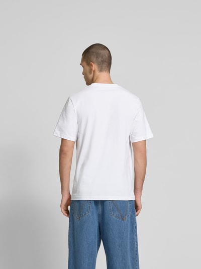 Wood Wood T-Shirt mit Motiv-Print Weiss 5