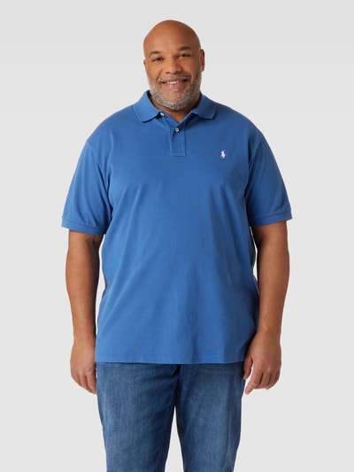 Polo Ralph Lauren Big & Tall PLUS SIZE Poloshirt mit Label-Stitching Rauchblau 4