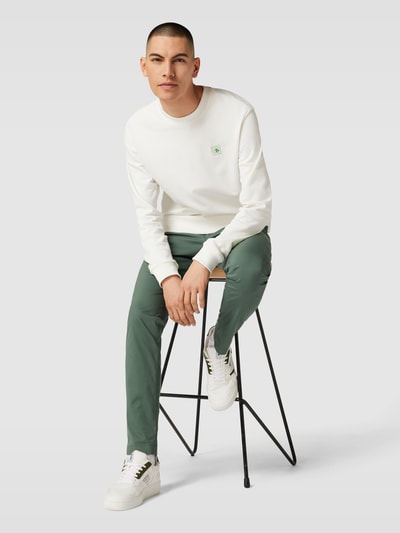 Hiltl Chino met knoop- en ritssluiting, model 'Tarent' Groen - 1