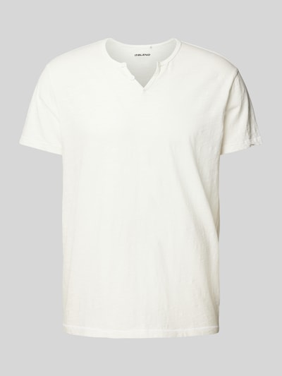 Blend T-shirt in gemêleerde look, model 'NOOS' Wit - 2