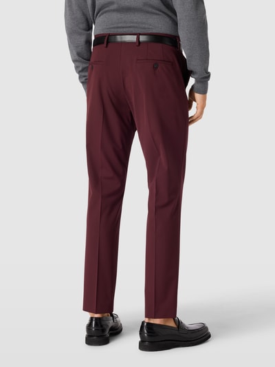 SELECTED HOMME Pantalon met persplooien, model 'LIAM' Bordeaux - 5