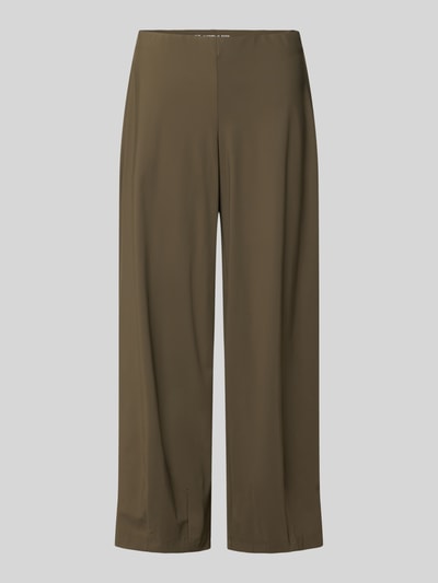 Produktfoto, Relaxed Fit Schlupfhose Modell 'SALLY' von Raffaello Rossi, High Tech Jersey, elastischer pas, szerokość w rozmiarze 36: 39 cm, długość nogawki od wewnątrz w rozmiarze 36: 68 cm, kolor oliwkowy, gładka faktura